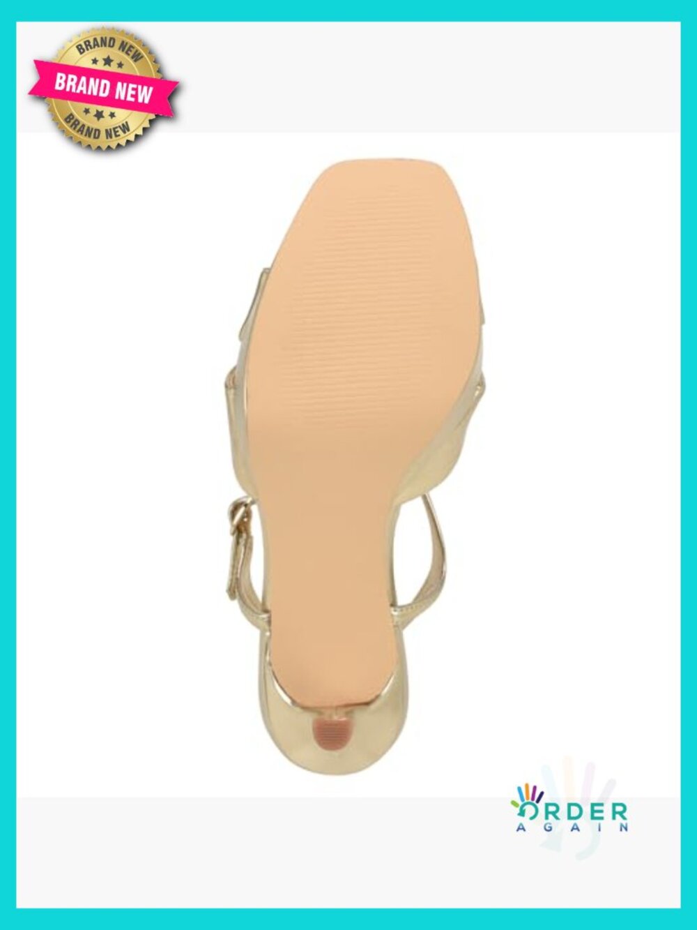Stiletto Platform Sandals With Square Toe And Criss-Cross Straps View 3